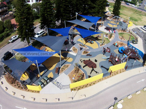Collaroy Beach playground equipment